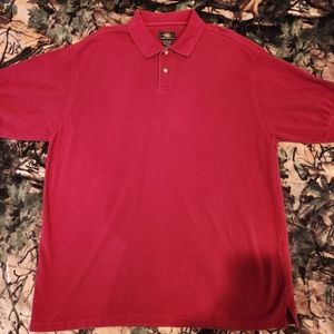 Vintage Route 66 Classic Polo Shirt, Red, 100% Cotton - Size XL Men's USA